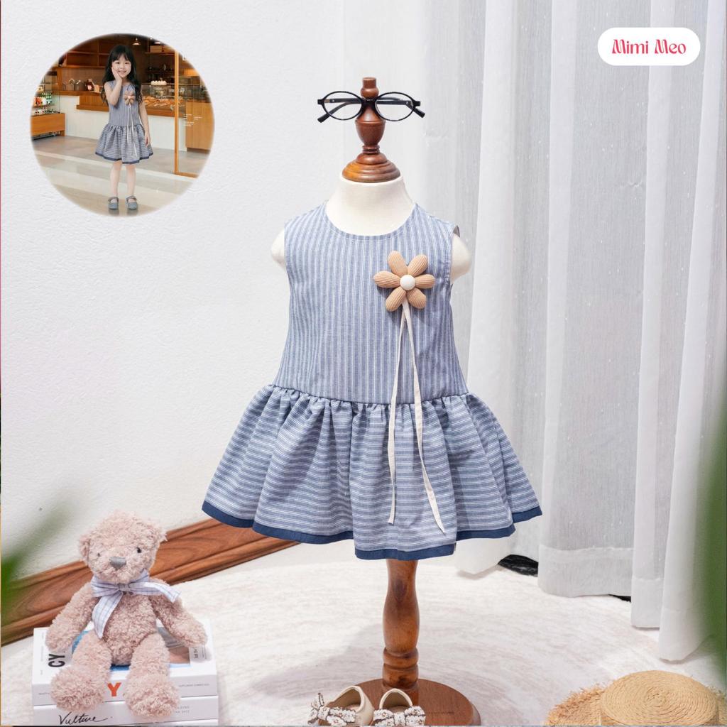 Váy Kẻ Sọc TD389 — Đi Học Đi Biển (Có Size Mẹ) - Mimi Meo