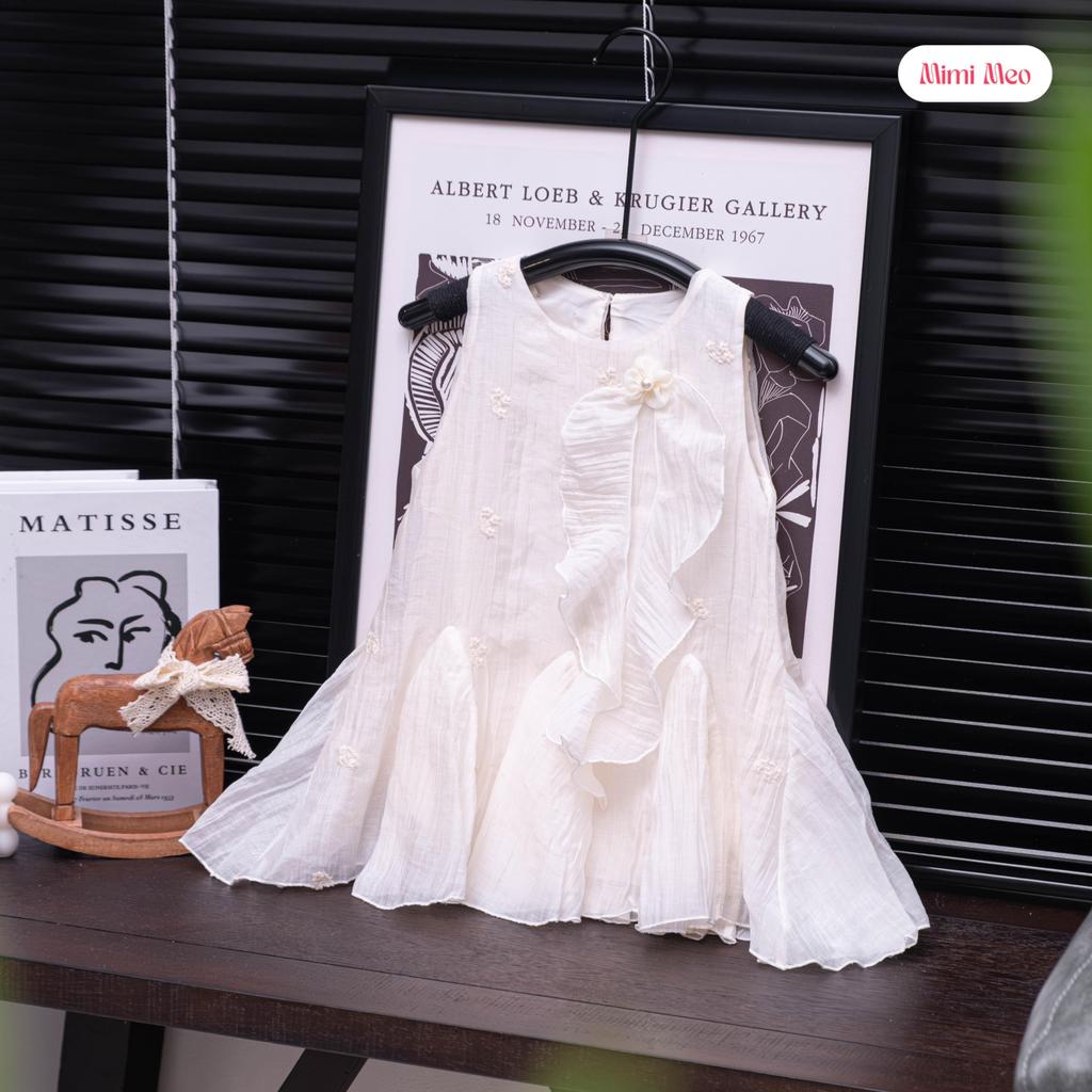 Váy Hè TD405 — Vải Tơ Mềm Phối Bèo Ngực (Có Size Mẹ) - Mimi Meo