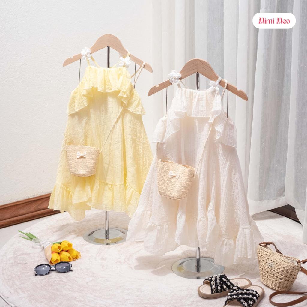 Váy Maxi Đi Biển TD386 — Kèm Túi Cói (Có Size Mẹ) - Mimi Meo